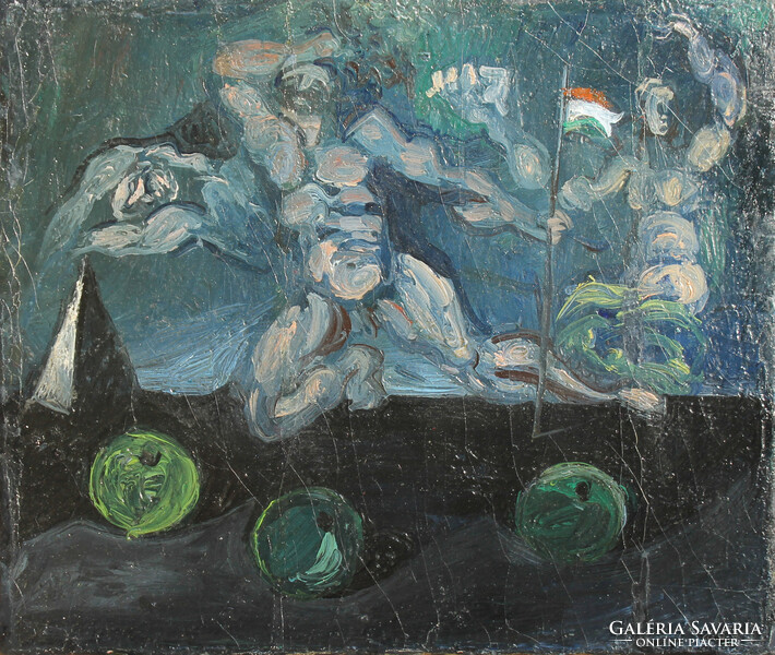 Gyula Marosán: surreal dream (war), 1942
