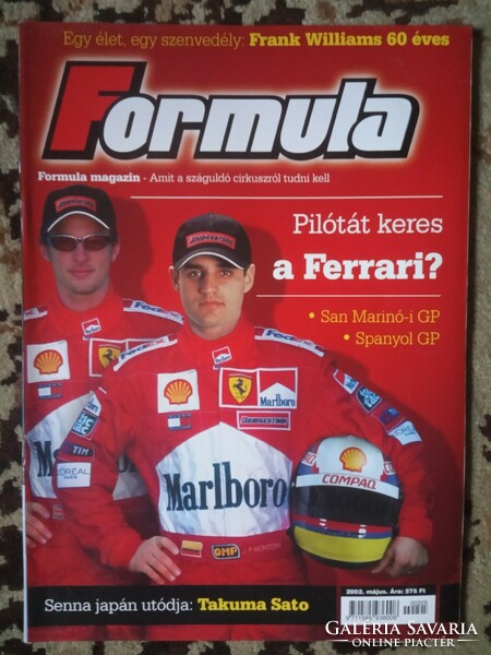 Autósport és Formula ! 2002  / 5. szám. Jó állapotban