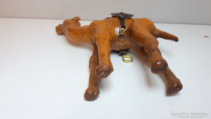 Egyptian handmade leather camel camel dromedary 14 cm