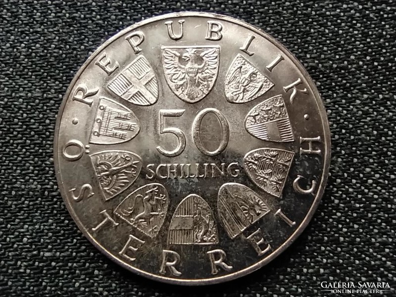 Austrian. Miksa's death 450th anniversary very nice .900 Silver very nice 50 sc (id23127)