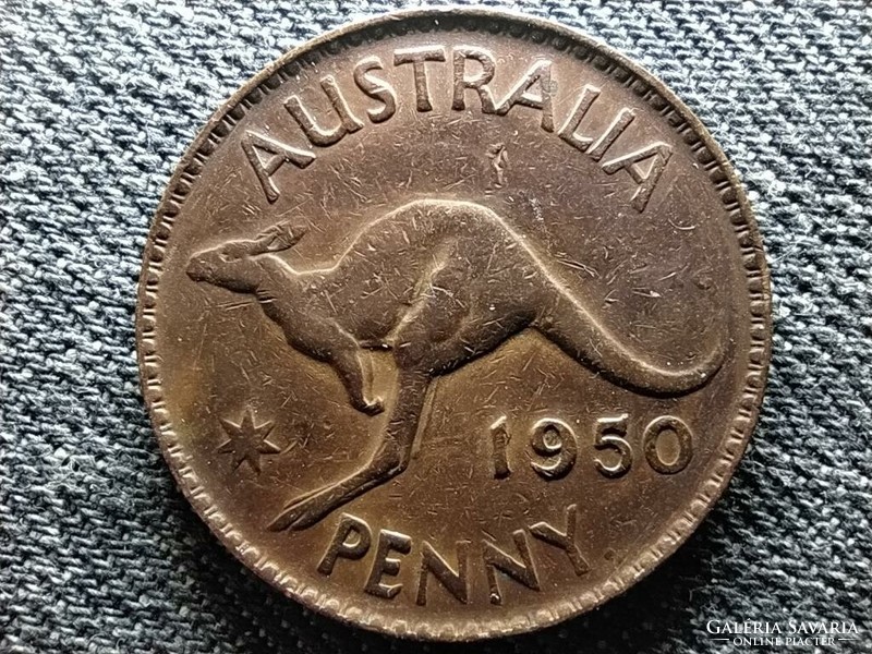 Ausztrália VI. György (1936-1952) 1 Penny 1950 . (id47305)