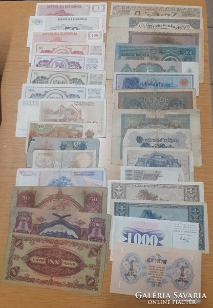 30 mixed banknotes (vg-unc)