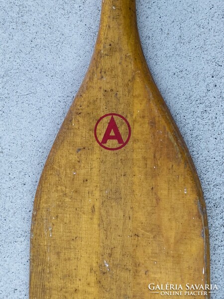 Short wooden boat paddle 70 cm