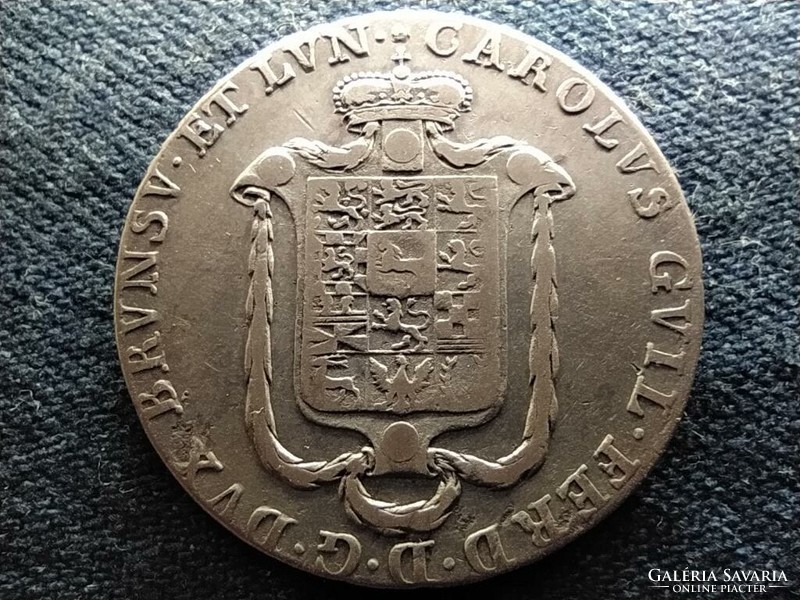 Német Államok Brunswick-Wolfenbüttel II. Károly ezüst 16 Gute Groschen 1787 (id64490)