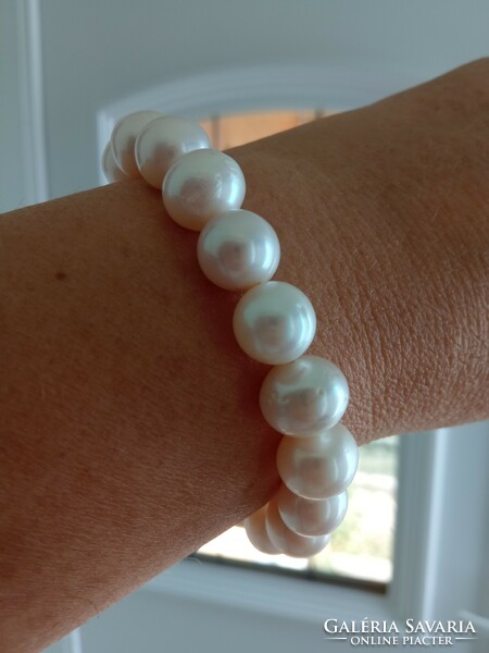 Freshwater pearl bracelet 11-12 mm