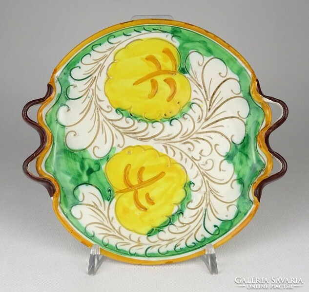1O171 old Italian faience decorative plate decorative plate 20.5 Cm