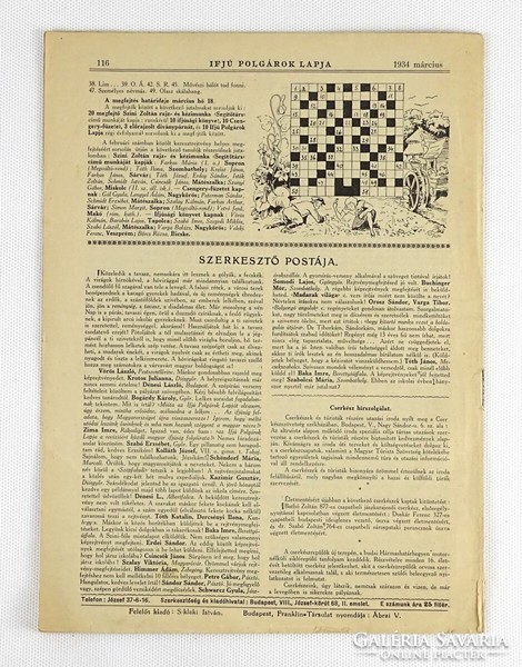 1O284 Ifjú Polgárok Lapja irredenta folyóirat 1934. március