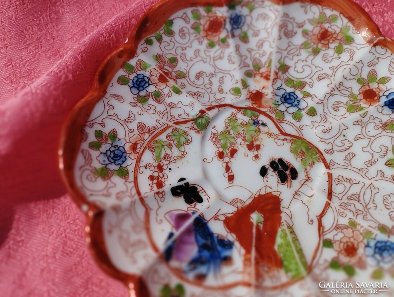 Japán porcelán gésás csészealj pótlásra