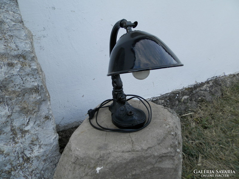 Old table lamp.
