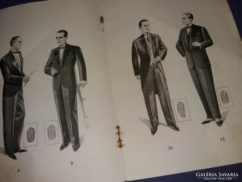 Antik 1929 Nemzetközi divat katalógus könyv ritkaság szép állapotban - BÉCS