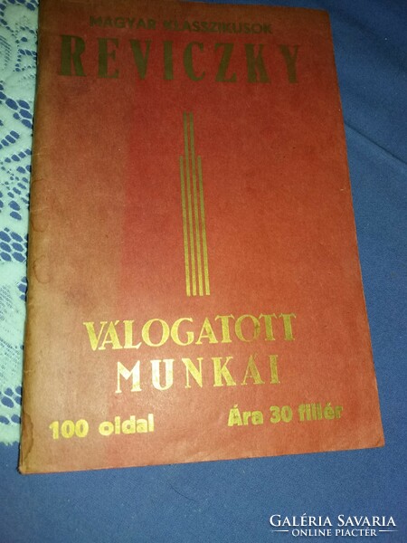 1920.cca.Reviczky Gyula  Válogatott Munkái könyv képek szerint Magyar Népművelők