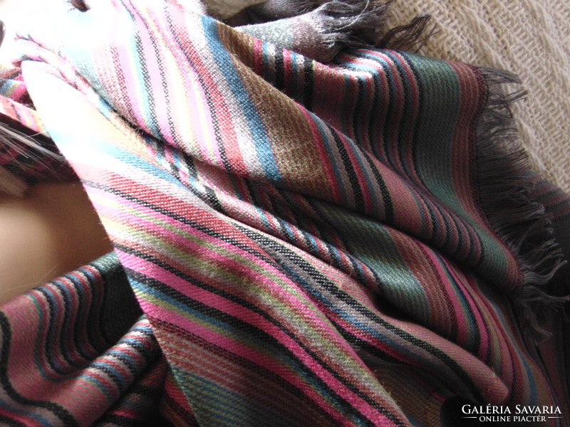 Decorative striped scarf, stole