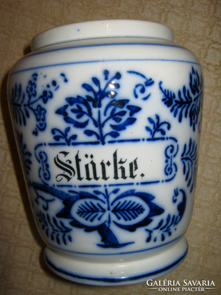 Old onion pattern porcelain