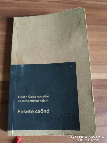Géza Csáth's short stories and unknown drawings, black silence, pocket book