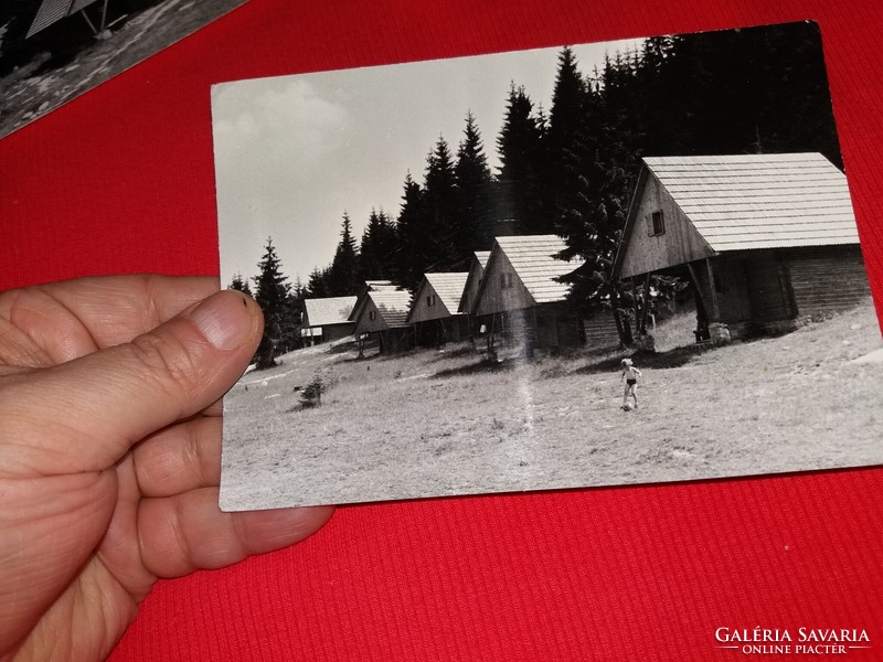 Old photo photo Transylvania the Hargita 1960-1970s 2 photos in one according to the pictures