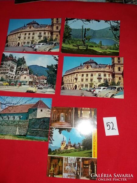 Old postcards (Romanian) cities of Romania 1960-70s 6 in one 52
