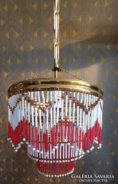 Showy Czechoslovak vintage chandelier!
