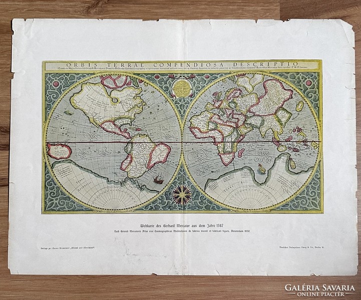 Régi világ térkép