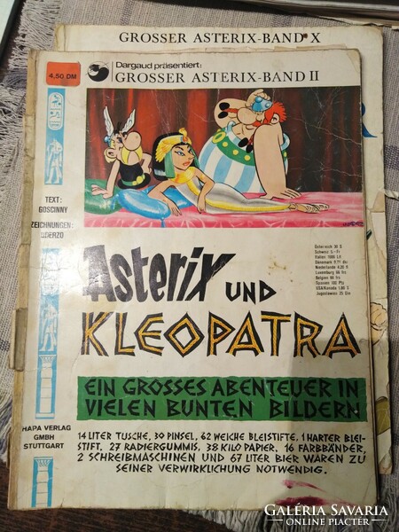 Asterix - comics / in German - 14 pcs.