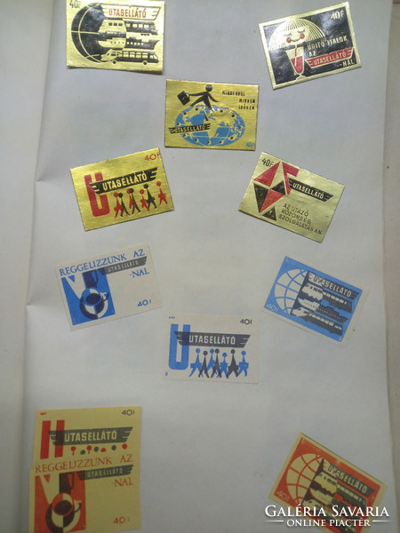 Very rare huge collection of old match tags from the 1950s-60s ii.