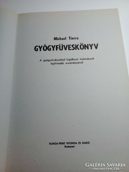 Michael Tierra - Gyógyfüveskönyv