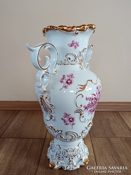 Régi Hollóházi Barokk váza
