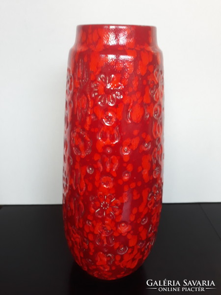 Scheurich ceramic floor vase from the 70s, 42 cm