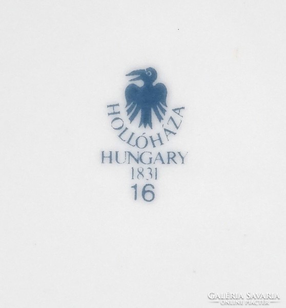 1O344 Szász Endre Napfény Hollóházi porcelán tál 15.5 cm