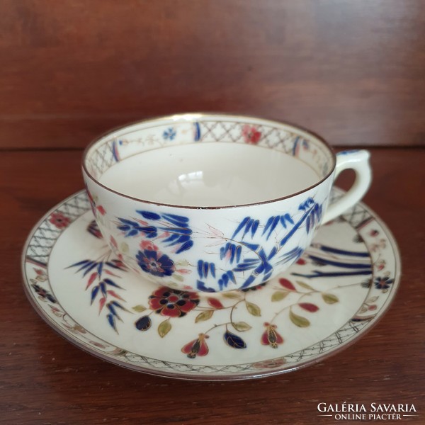 Zsolnay old bamboo patterned tea cup