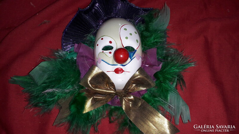 Fairytale Venice - carnival porcelain mask - wall decoration 15 x 14 cm according to the pictures 5.