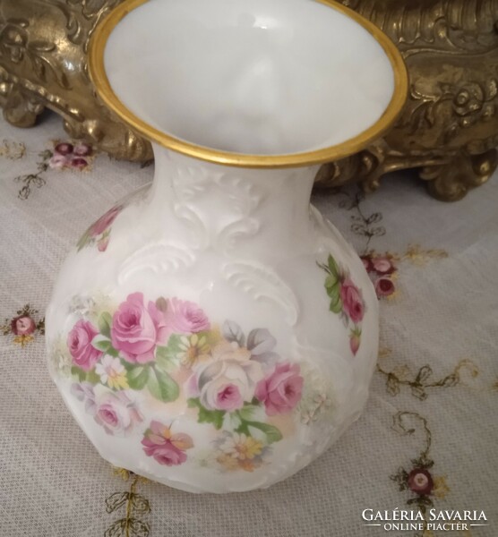 Small pink vase, royal bavaria
