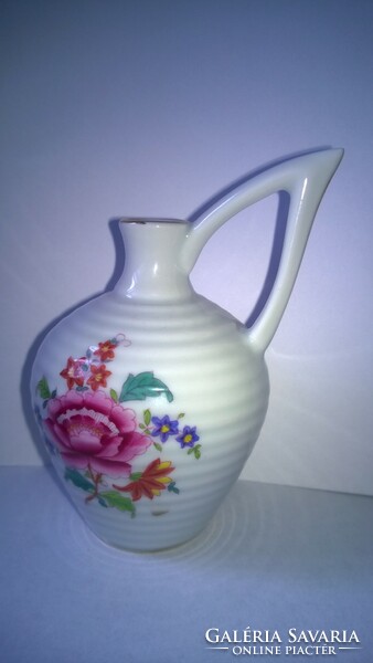 Herend pitcher also patterned in porcelain material, flawless beauty 95 mm