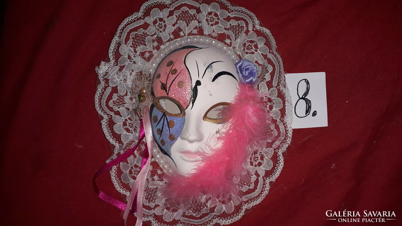 Fairytale Venice - carnival porcelain mask - wall decoration 19 x 16 cm according to the pictures 8.