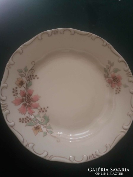 Zsolnay porcelain breakfast plate, 6 pcs