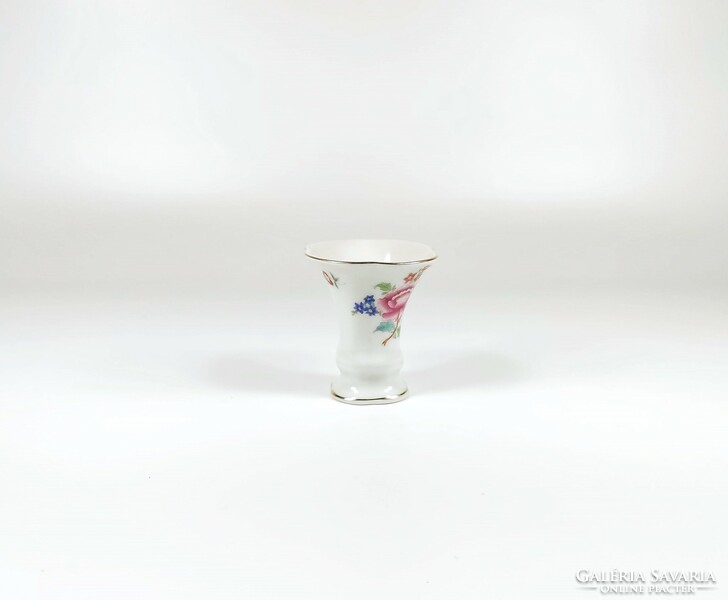 Herend Chinese nanking bouquet bud vase 7 cm., Flawless! (I094)