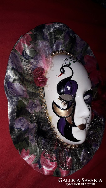 Fairy tale - Venice - carnival porcelain mask - wall decoration 20 x 18 cm according to the pictures 20.