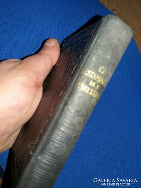 Antik 1910. Károli Gáspár - BIBLIA - Újtestamentum könyv a képek szerinti gyönyörű állapotban