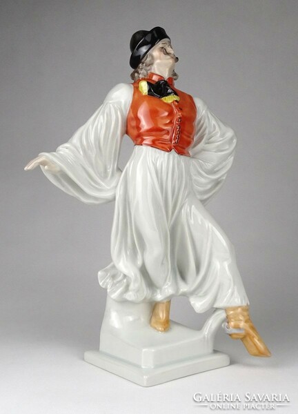 1O360 Herendi táncoló juhász betyár porcelán figura 29 cm