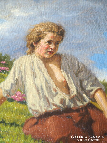 Ürmösi k.: Spring meadow 1902.