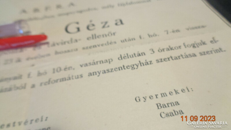 Telegram, Ungvár / Hungarian Royal Post and Telegraph