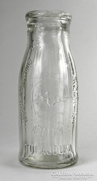 1O380 old milk bottle from 1942, 15 cm