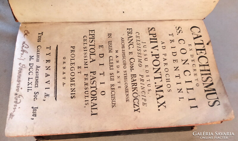 Antique book Ferenc Barkóczy 1762 !!!!!!!!!!! First edition