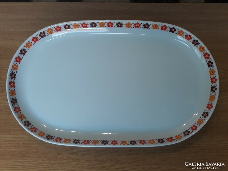 Large lowland porcelain canteen pattern steak plate, 39 cm