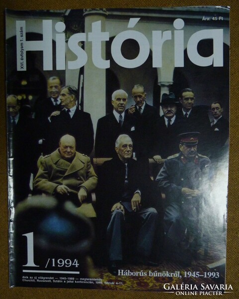 História folyóirat 1994
