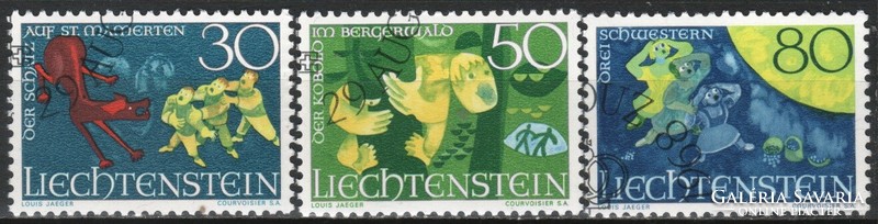 Liechtenstein  0113 Mi 497-499       2,50 Euró