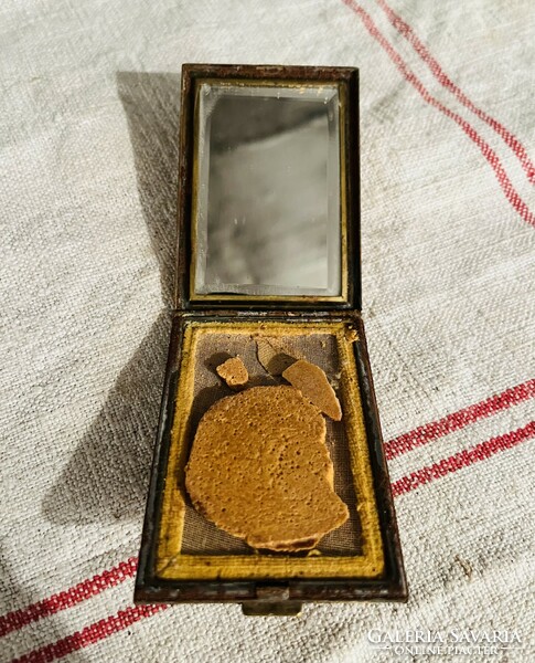 Antique small decorated copper powder
