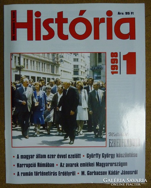 História folyóirat 1998