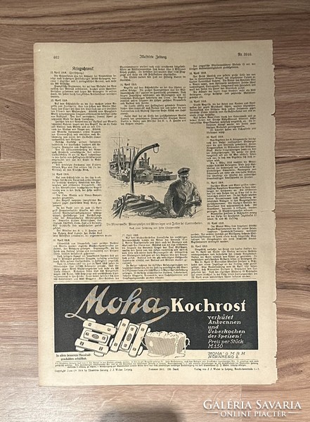 Illustrirte zeitung newspaper front page