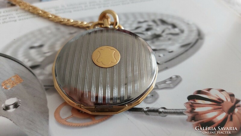 (K) beautiful du bois 1785 Swiss quartz pocket watch