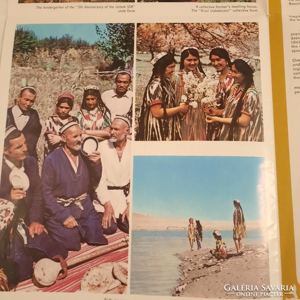 Intourist kiadvány Üzbegisztánról  angol nyelven 1980-as évek